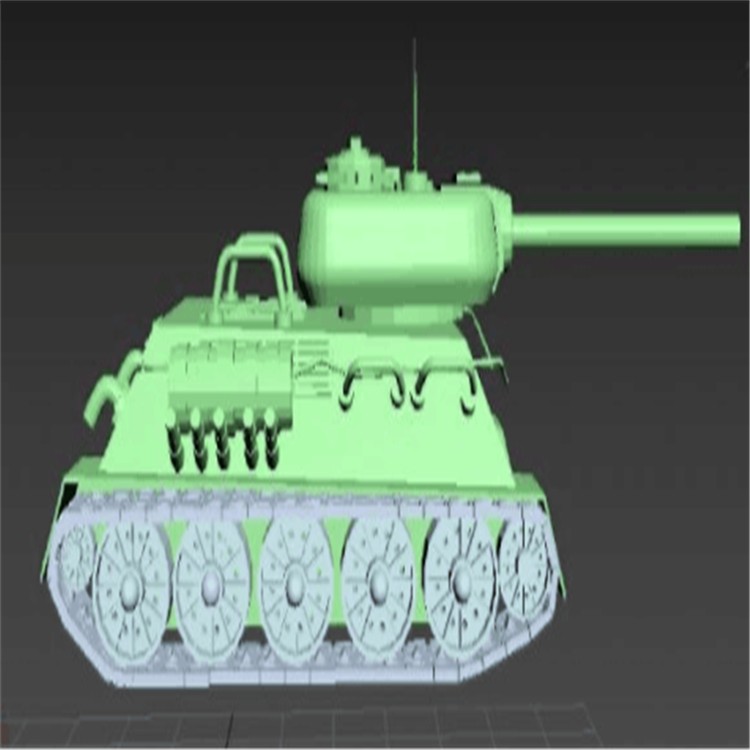 扶风充气军用坦克模型